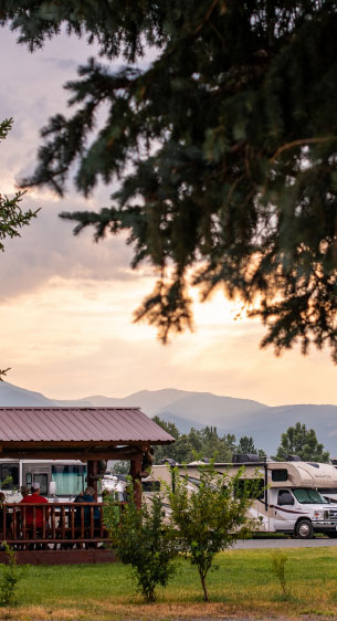 Glacier yellowstone campground